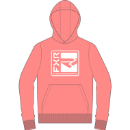 FXR Yth Broadc Tech Po Hoodie 24 Mut Melon/Wh