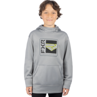 FXR Yth Broadc Tech Po Hoodie 24 Grey/BK