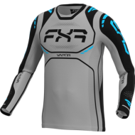 FXR Yth Vapor Air MX Jersey 26.5 Platinum
