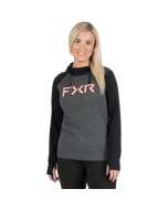 FXR Women Train Lite Premium Po Hoodie 24 Black/Mut Melon-