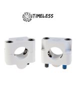 Timeless Handlebar Clampset Fat Bar 28,6mm White