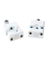 Timeless Handlebar Clampset White 22mm Pitbike