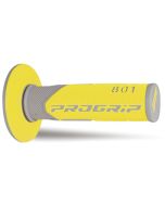Progrip 801 Double Density Grips - Grey/Yellow