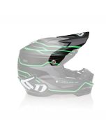 6D ATR-2 Visor Phase Black/Green Gloss