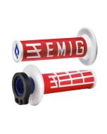 ODI EMIG 2.0 - V2 LOCK-ON Grip - RED/White
