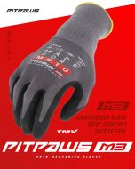 TMV Pitpaws gloves Black "Made for Moto"