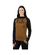 FXR Women Train Lite Premium Po Hoodie 24 Black/Copper