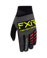 FXR Prime MX Glove Grey/Black/HiVis-