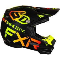 FXR 6D ATR-2 Race Div Helmet Black/Inferno