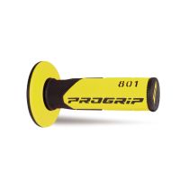 Progrip 801 Double Density Grips - Black/Yellow