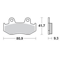 MMT Brake Pad Rear YFZ450 ..-..