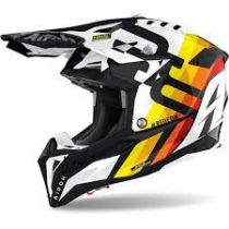 Airoh Helmet Aviator 3 Rainbow White Gloss