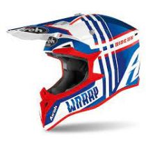 Airoh Helmet Wraap Youth Broken blue/red gloss