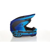 6D Helmets ATR-3 Pure Gloss Deep Blue FIM