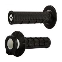 ODI Half-Waffle MX Lock-On Grip Set - Black