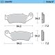 MMT Brake Pad Front YZ+F98-.. CR+F95-.. KX+F94-.. RM+Z Race