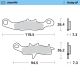 MMT Brake Pad Rear KX80/85 97-.. RM85 05-.. Race