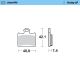 MMT Brake Pad Rear KTM SX85 11-.. TC85 14-.. Race