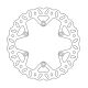 MMT Brake Disc Rear Nitro YZ250F 21-.. YZ450F 20-.. - 240MM