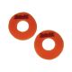 Twin Air Grip Donuts Orange 20mm (2pcs)