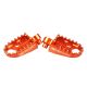 SCAR Footpegs 'Racing' SX+F 98-.. Beta/Sherco/Husa Orange