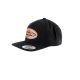 Twin Air Snapback Flat Visor Hat - Adjustable - Black