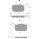 GOLDFREN Brake Pads 306 Ceramic Carbon S3