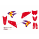 Blackbird Decal Kit Retro CRF 22 Purple