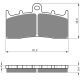 GOLDFREN Brake Pads 318 Ceramic Carbon S3 Front BMW K1600GT 