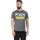 FXR M Race Division Prem Shirt 24 Charcoal Heather/Hi Vis