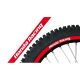 Blackbird Crystall Rim stickers Honda Racing - Red