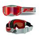 Progrip 3303 Vista Tear off Goggle Mirror Red - Grey/Red