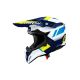 Airoh Helmet Wraaap Vision Yellow/White/Blue