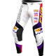 FXR Yth Podium MX Pant 26 White/Purple/Red