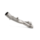 Akrapovic Slip-on Track Day Link pipe/collector Titaniu