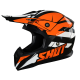 SHOT Helmet Pulse Revenge Black Orange White Glossy