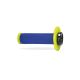 Progrip 708 Lock On Dual Density Grips - FluoYellow/ElecBlue