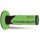 Progrip 801 Double Density Grips - Black/Green