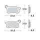 MMT Brake Pad Front SX65 02-.. Rear SX65 09-.. SX85 04-11