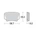 MMT Nitro Brake Pad Rear KTM XC450-525