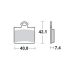 MMT Nitro Brake Pad Rear KTM SX85 2011-.. TC85 14-..