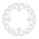 MMT Brake Disc Rear Flame CR+F 02-.. - 240MM