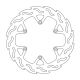 MMT Brake Disc Rear Flame KTM 690SM 990Adventure - 240MM