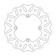 MMT Brake Disc Rear Nitro YZ80/85 93-.. YZ65 18-.. - 190MM