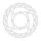 MMT Brake Disc Front Flame SX85 12-.. TC85 14-.. 240MM