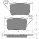 GOLDFREN Brake Pads 023 Ceramic carbon AD