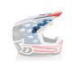 6D Helmet ATR-3 Visor Patriot Gloss Red White Blue