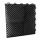 TMV Garage Floortiles 400x400x18 - Black (20pcs)