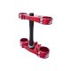 Triple clamp Red