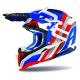 Airoh Helmet Aviator 3 Rainbow Blue/Red Gloss